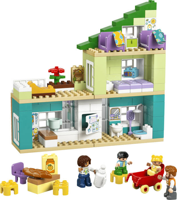 10470 LEGO® DUPLO® 3’ü 1 Arada Figürlü Modern Aile Evi - 1