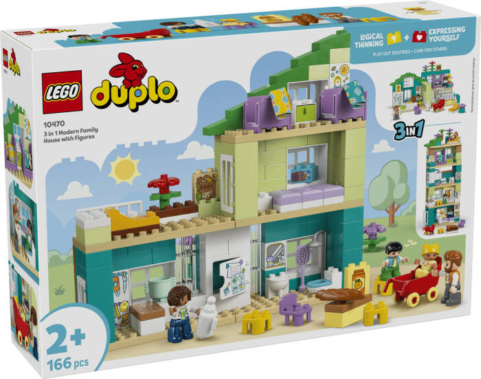 10470 LEGO® DUPLO® 3’ü 1 Arada Figürlü Modern Aile Evi - 2