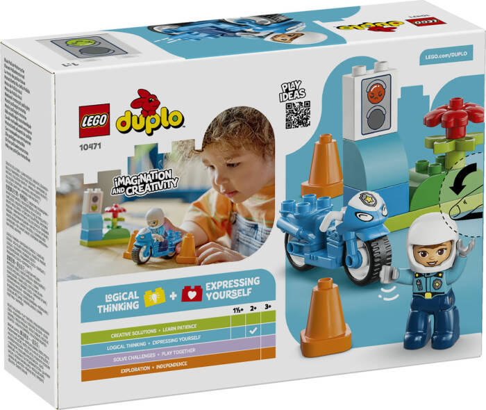 10471 LEGO® DUPLO® Mavi Polis Motosikleti - 7