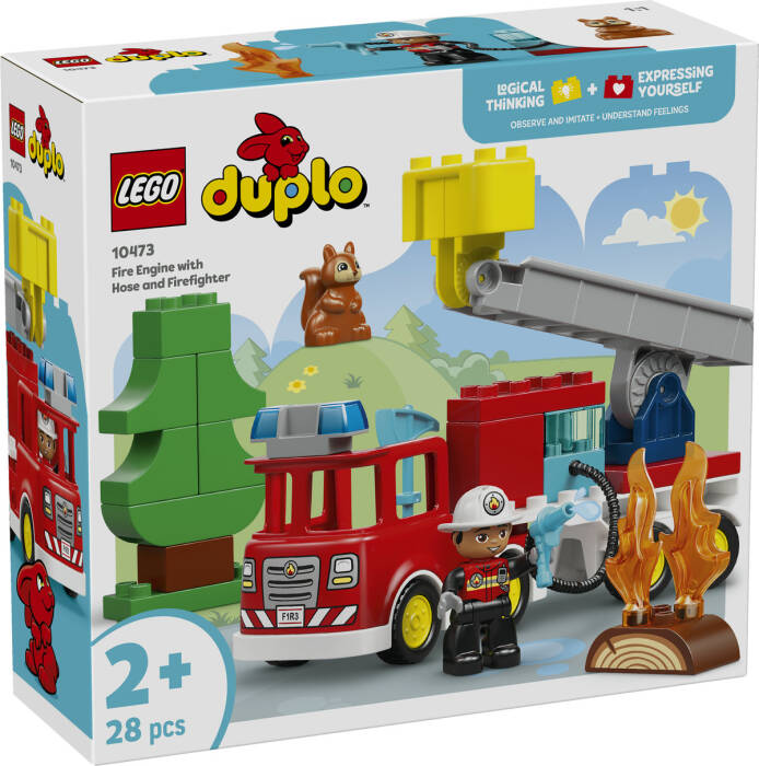 10473 LEGO® DUPLO® Hortumlu İtfaiye Aracı ve İtfaiyeci - 1