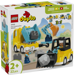 10475 LEGO® DUPLO® 3’ü 1 Arada İnşaat Araçları - DUPLO®