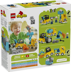 10475 LEGO® DUPLO® 3’ü 1 Arada İnşaat Araçları - DUPLO® (1)