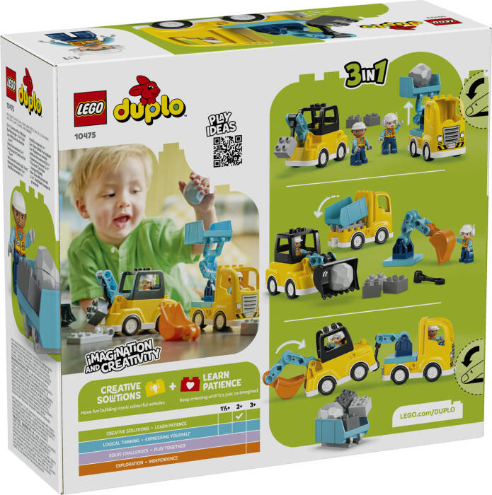 10475 LEGO® DUPLO® 3’ü 1 Arada İnşaat Araçları - 2