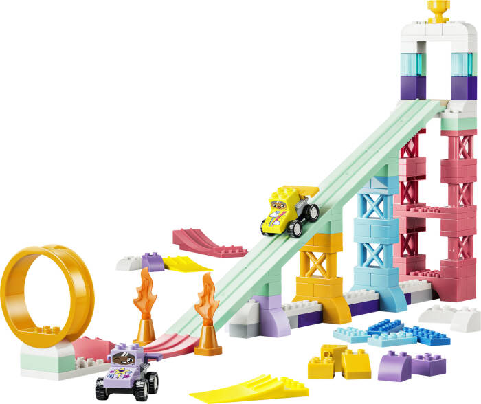 10478 LEGO® DUPLO® 3’ü 1 Arada Araçlarla Yaratıcı Rampalar - 1
