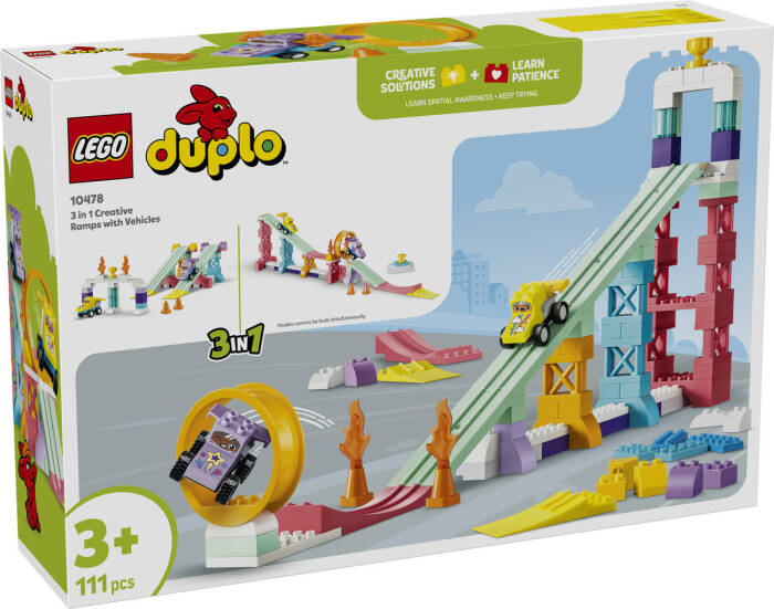 10478 LEGO® DUPLO® 3’ü 1 Arada Araçlarla Yaratıcı Rampalar - 2
