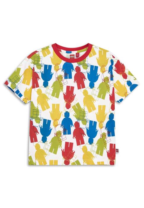 1101-1348-101 LEGO® T-Shirt - Çocuk - Beyaz - LEGO Iconic