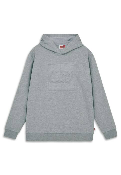1101-1483-912 LEGO® Kapüşonlu Sweatshirt - Yetişkin - Melanj Gri - 1