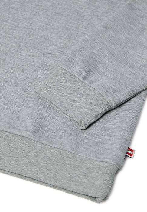 1101-1483-912 LEGO® Kapüşonlu Sweatshirt - Yetişkin - Melanj Gri - 4
