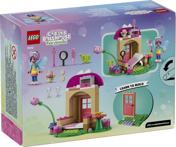 11212 LEGO® Gabby's Dollhouse Peri Kedi’nin Bahçe Evi - 7