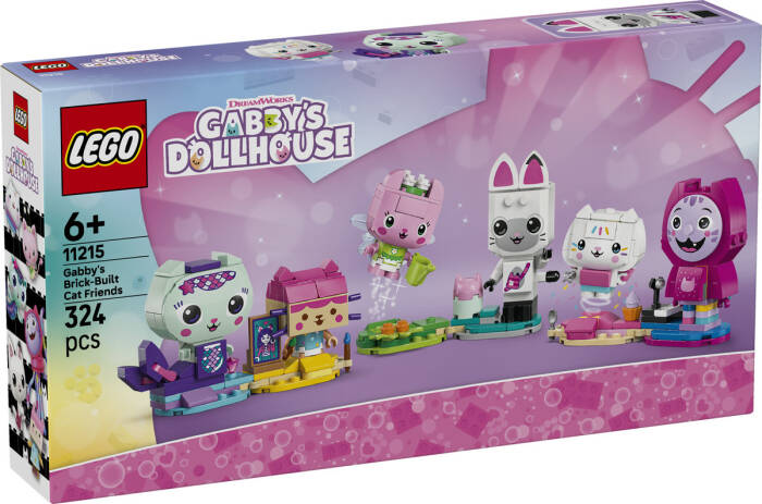 11215 LEGO® Gabby's Dollhouse Gabby'nin Parçalarla İnşa Edilen Kedi Arkadaşları - 2