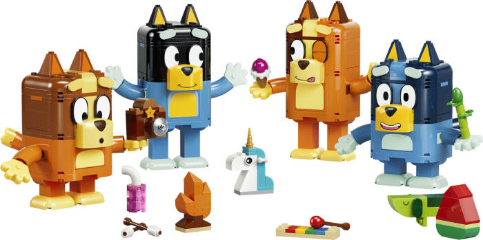 11217 LEGO® Bluey Parçalarla İnşa Edilen Bluey Ailesi - 1
