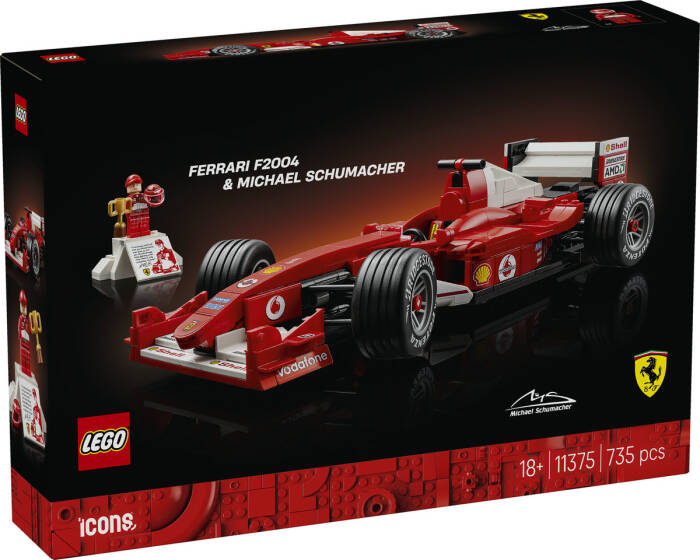 11375 LEGO® Icons Ferrari F2004 ve Michael Schumacher - 2