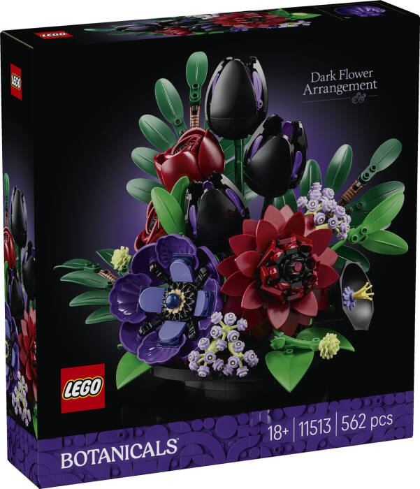 11513 LEGO® Botanicals Koyu Renk Çiçek Aranjmanı - 2