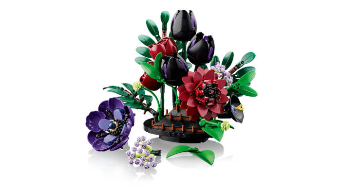 11513 LEGO® Botanicals Koyu Renk Çiçek Aranjmanı - 6