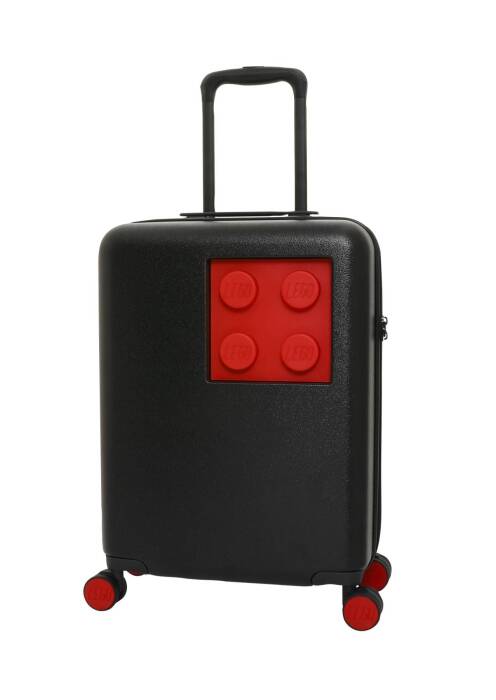 20152-1963 LEGO® Yapım Parçası 2x2 Kabin Boy Valiz - Siyah/Kırmızı - 1