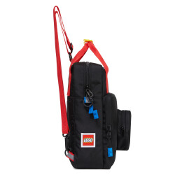 20319-0354 Premium Çift Kullanımlı LEGO® Yapım Parçası Çocuk Sırt Çantası - Siyah - Çok Renkli - 3