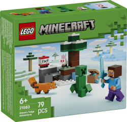 21583 LEGO® Minecraft® Steve'in Tayga Macerası - Minecraft™ (1)