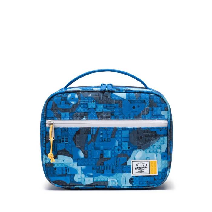 30139-07463 Herschel x LEGO® Pop Quiz | Termal Beslenme Çantası - Abstract Bricks Blue - 1