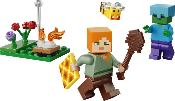 30732 LEGO® Minecraft® Alex'in Kamp Ateşi Çatışması - 1