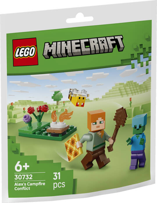 30732 LEGO® Minecraft® Alex'in Kamp Ateşi Çatışması - 2