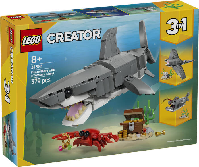 31381 LEGO® Creator Acımasız Köpek Balığı ile Hazine Sandığı - 2