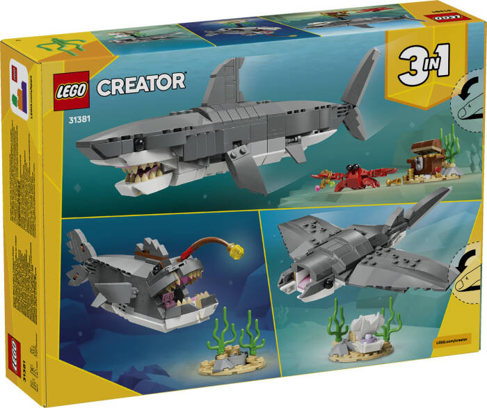 31381 LEGO® Creator Acımasız Köpek Balığı ile Hazine Sandığı - 7