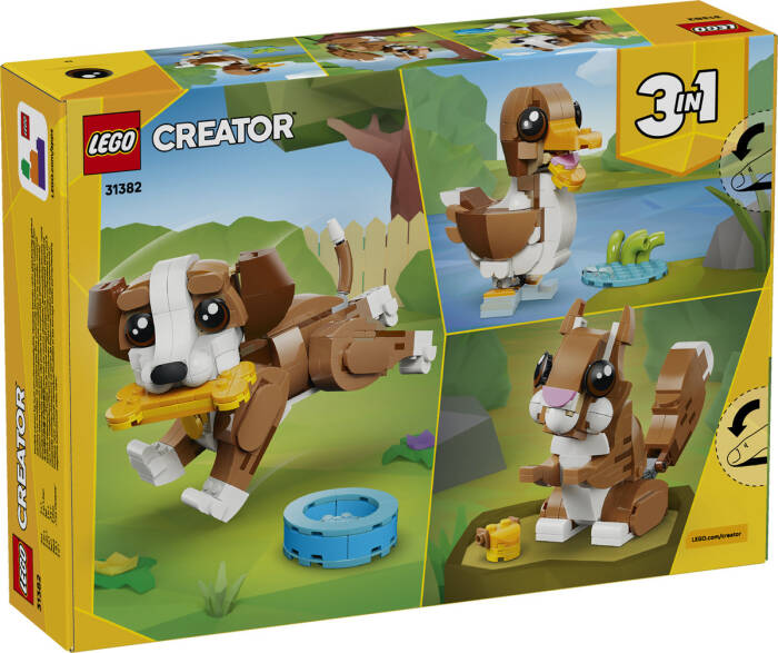 31382 LEGO® Creator Sevimli Hayvanlar: Oyunbaz Yavru Köpek - 7