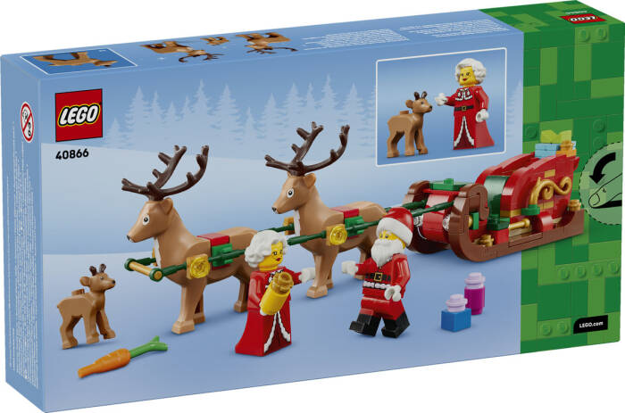 40866 LEGO® LEGO Iconic Noel Baba'nın Kızak Macerası - 7