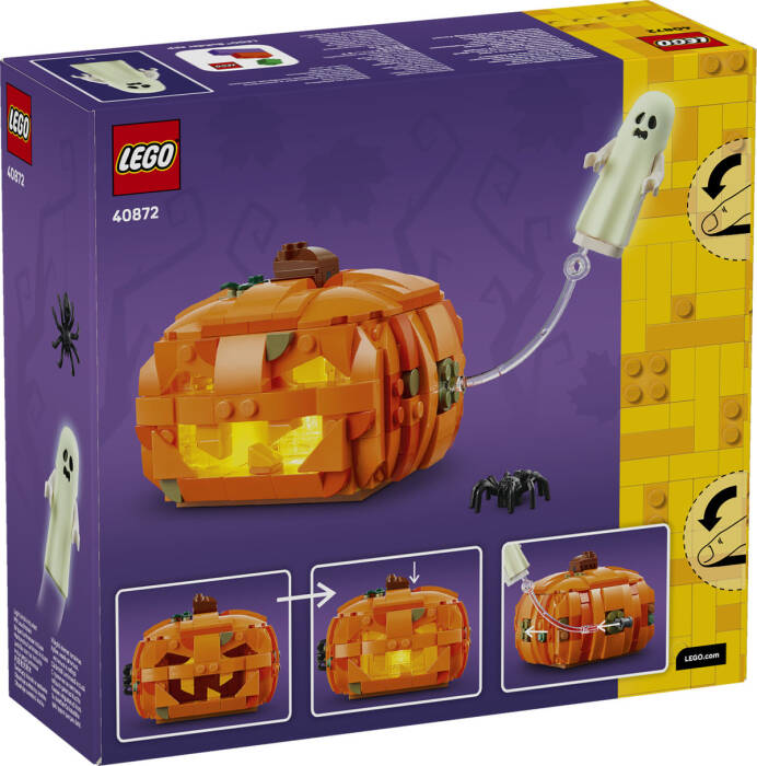 40872 LEGO® LEGO Iconic Cadılar Bayramı Bal Kabağı Feneri - 7