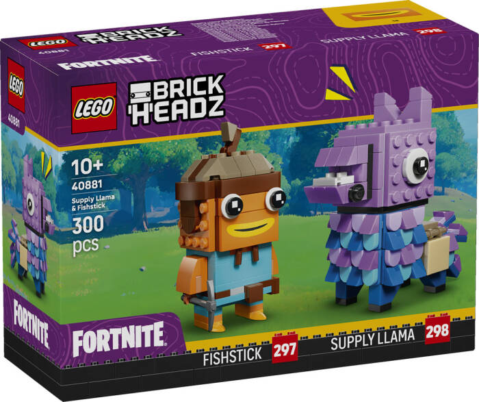 40881 LEGO® Fortnite Mühimmat Laması ve Japon Balığı Figürleri - 2