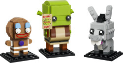 40923 LEGO® Shrek Şrek, Eşek ve Kurabiye Adam Figürleri - BrickHeadz