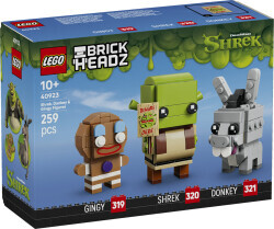40923 LEGO® Shrek Şrek, Eşek ve Kurabiye Adam Figürleri - BrickHeadz (1)