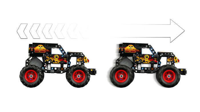 42219 LEGO® Technic Monster Jam™ Grave Digger™ Ateş ve Buz - 6
