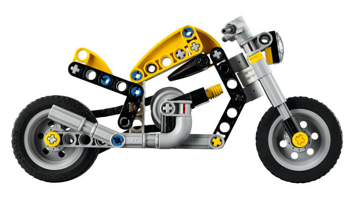42225 LEGO® Technic Sarı Motosiklet - 4