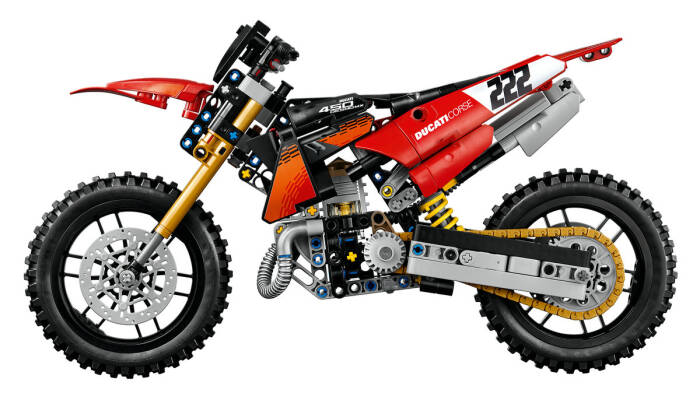 42238 LEGO® Technic Ducati Desmo450 MX Factory Motosiklet - 4