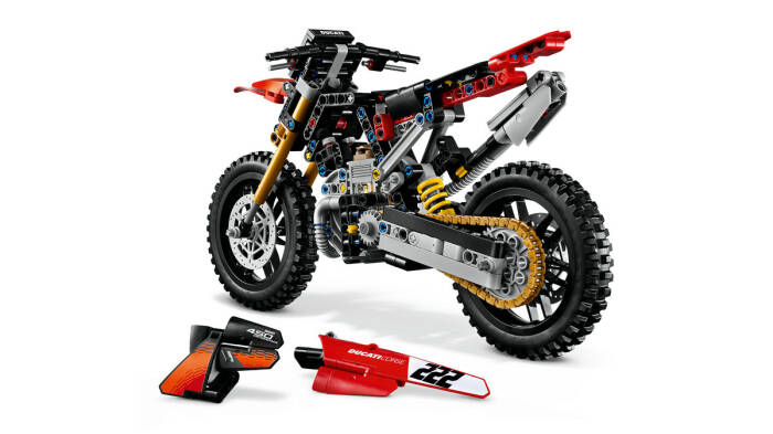 42238 LEGO® Technic Ducati Desmo450 MX Factory Motosiklet - 6
