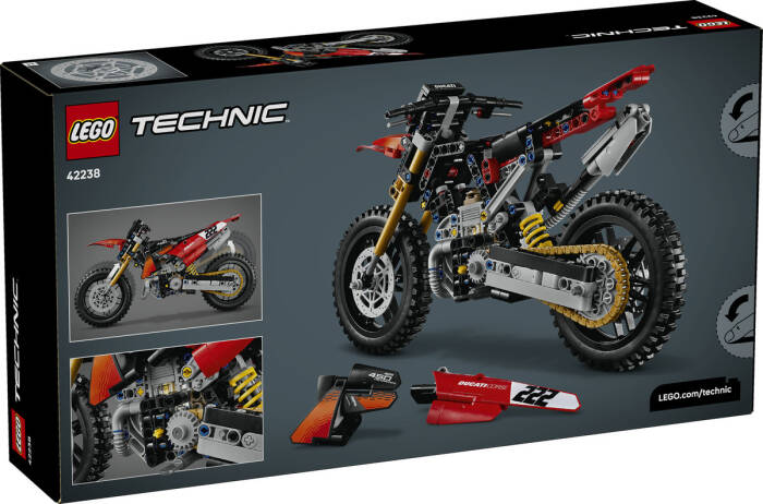 42238 LEGO® Technic Ducati Desmo450 MX Factory Motosiklet - 7