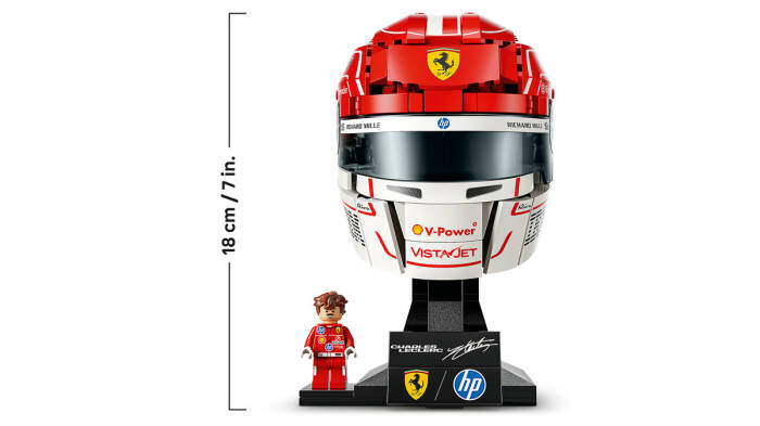 43014 LEGO® Editions Scuderia Ferrari HP Charles Leclerc Kaskı - 5