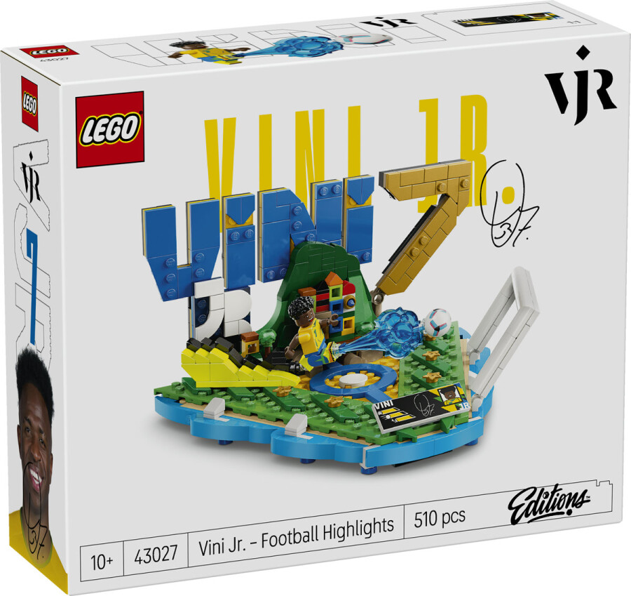43027 LEGO® Editions Vini Jr. – Unutulmaz Futbol Anları - Resmi LEGO ...
