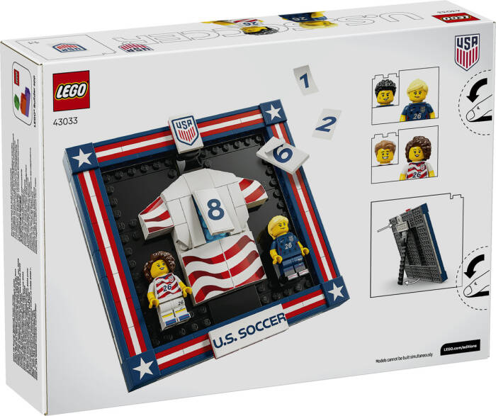 43033 LEGO® Editions 2026 ABD Futbol Milli Takım Forması - 7