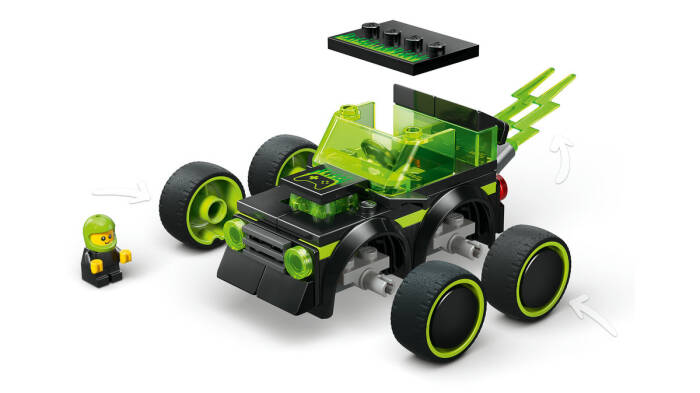 60484 LEGO® City Araçlar – Video Oyunu Yarış Arabası - 6