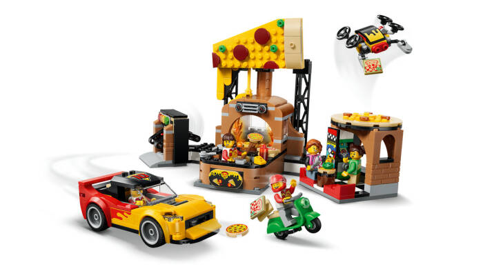60496 LEGO® City Araçlarla Pizza Dağıtım Deneyimi - 3