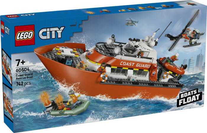 60504 LEGO® City Sahil Güvenlik Kurtarma Botu ve Helikopteri - 2