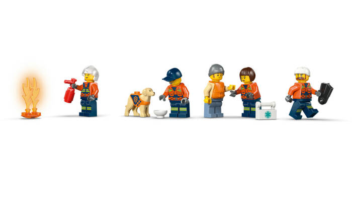 60504 LEGO® City Sahil Güvenlik Kurtarma Botu ve Helikopteri - 4
