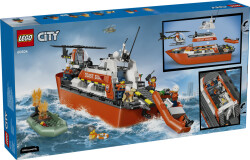 60504 LEGO® City Sahil Güvenlik Kurtarma Botu ve Helikopteri - 7