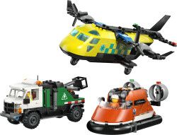 60505 LEGO® City Uçak, Servis Kamyonu ve Hoverkraft Karışımı - City