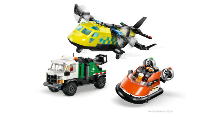 60505 LEGO® City Uçak, Servis Kamyonu ve Hoverkraft Karışımı - 3