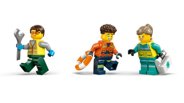 60505 LEGO® City Uçak, Servis Kamyonu ve Hoverkraft Karışımı - 4