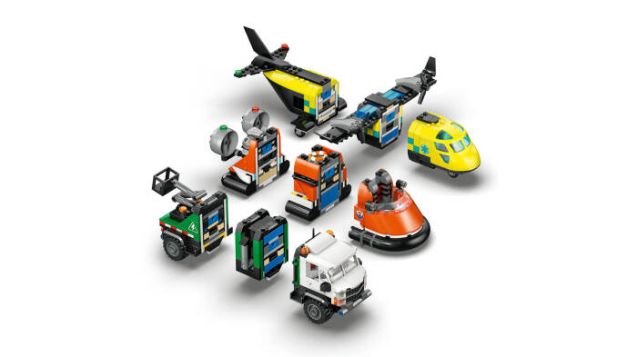60505 LEGO® City Uçak, Servis Kamyonu ve Hoverkraft Karışımı - 5