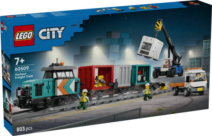 60509 LEGO® City Vinç ve Kamyonlu Liman Yük Treni - 2